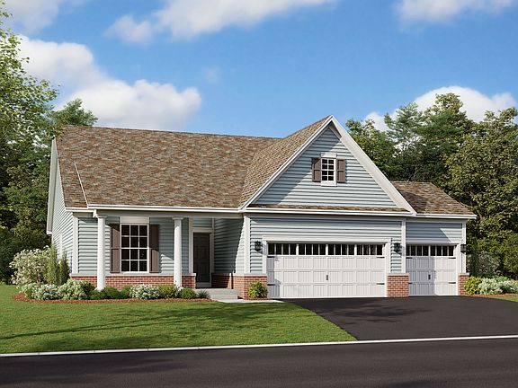Briarwood Elevation Colonial Revival 3-Car Garage