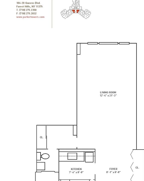 2nd image of 104-20 Queens Blvd #2N
