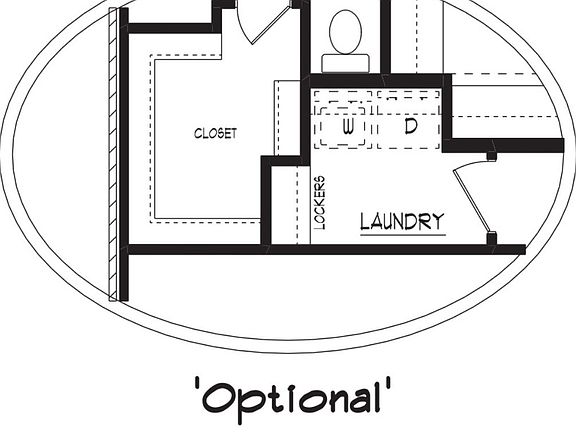Lowry Floorplan Optional Lockers