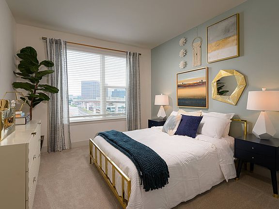 Master suites also include walk-in closets.