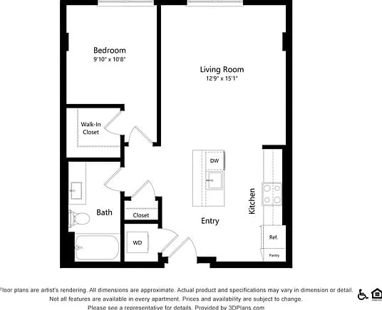 A6 | 1x1 | 703 sq ft A6 | 1x1 | 703 sq ft
