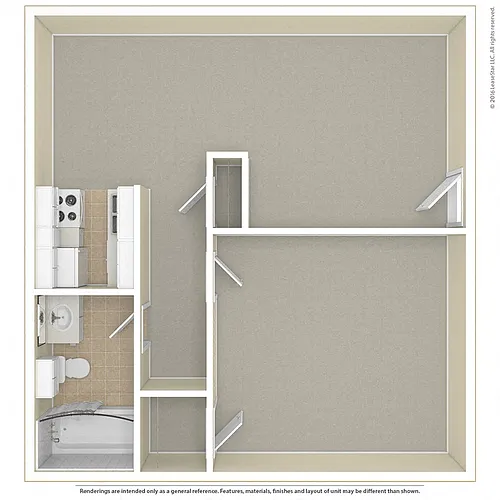 Floor plan 1X1