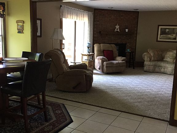 Gas/wood fireplace