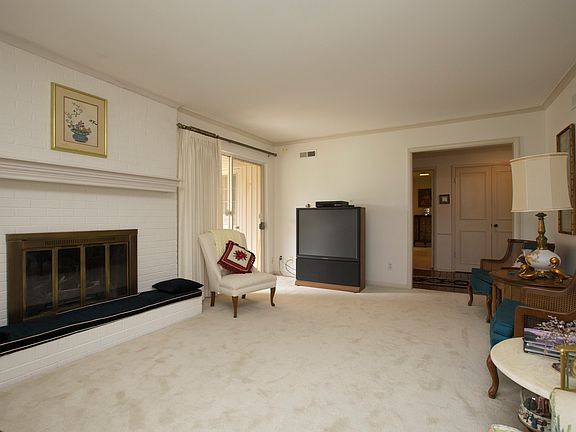 Large fireplace