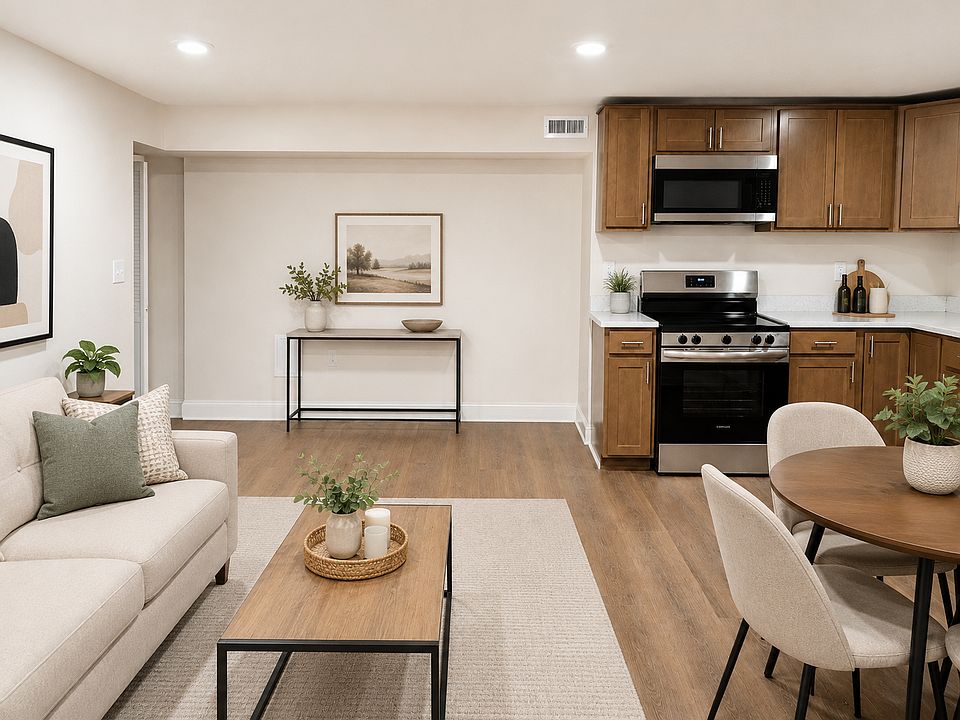 AI Staged Living Space