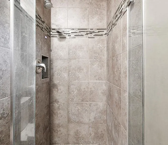 Primary Shower in 3/4 Bath off Bedroom