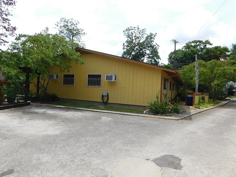 Rear of property