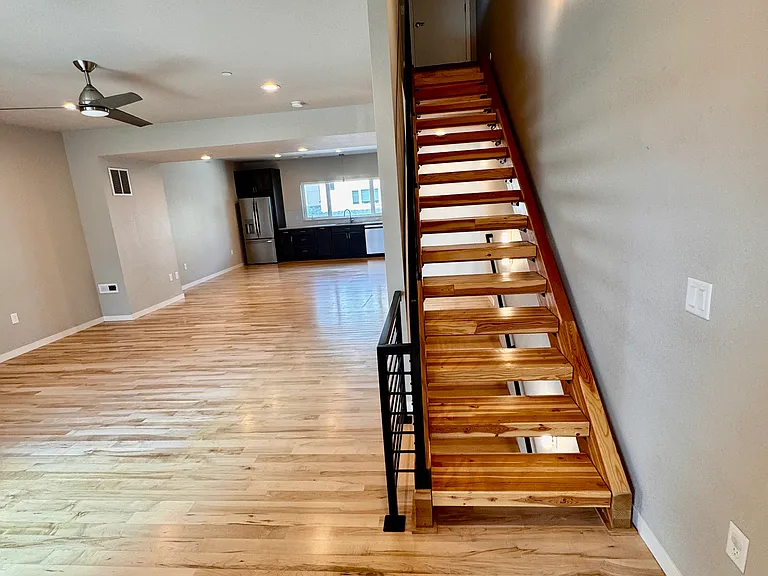 Stairway to third floor bedrooms