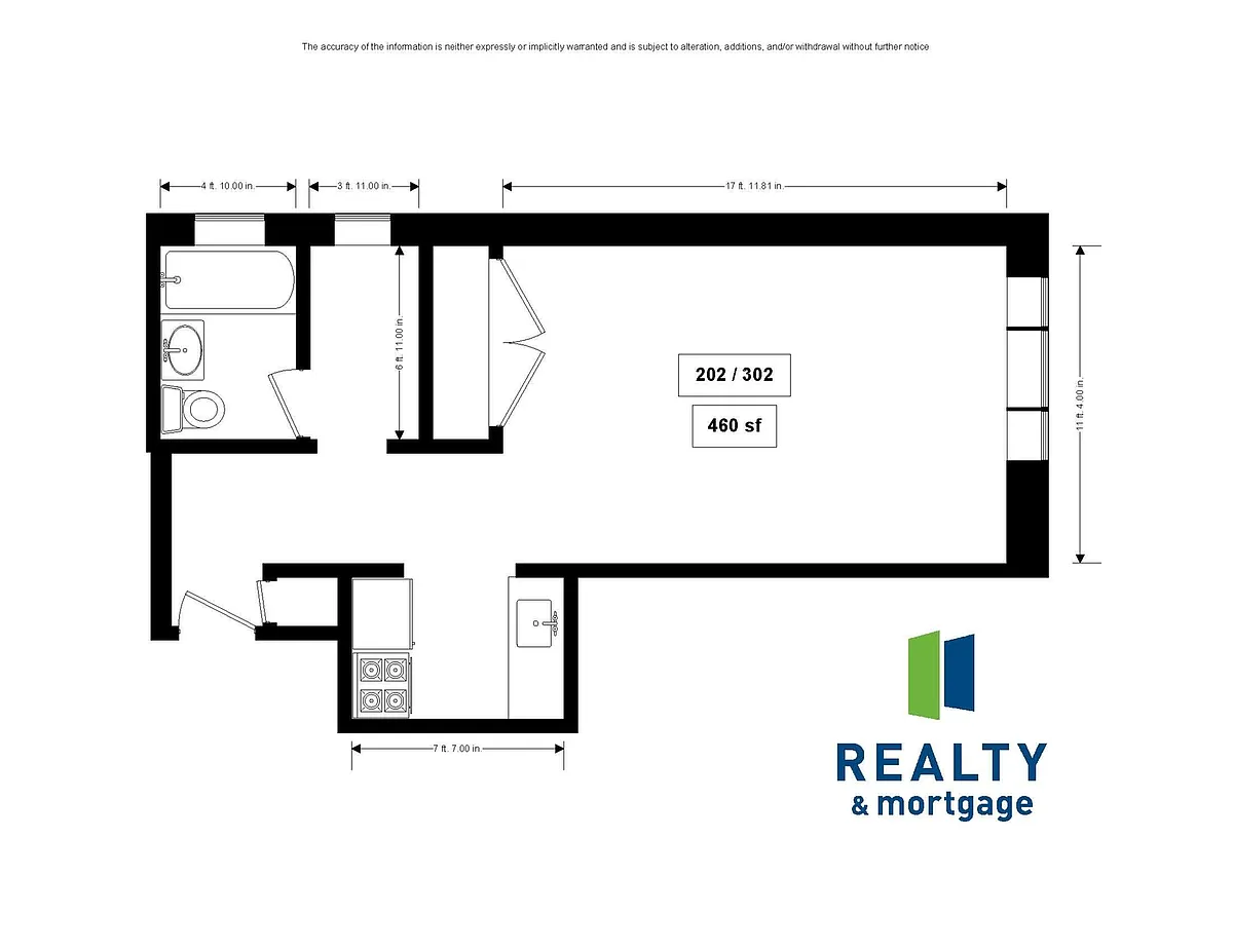Floor plan Studio 02 Tier