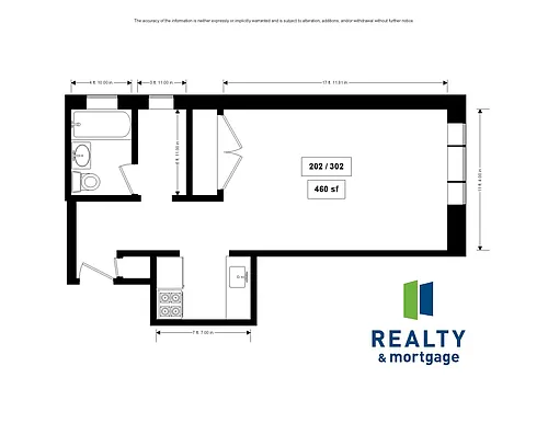 Floor plan Studio 02 Tier