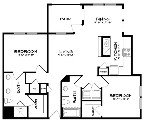 Floor plan B2