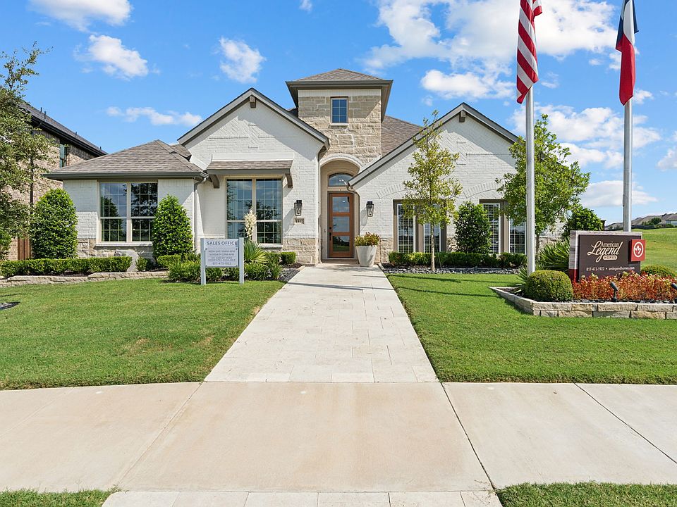 Plan 1685 Front Elevation Representative Photo by American Legend Homes