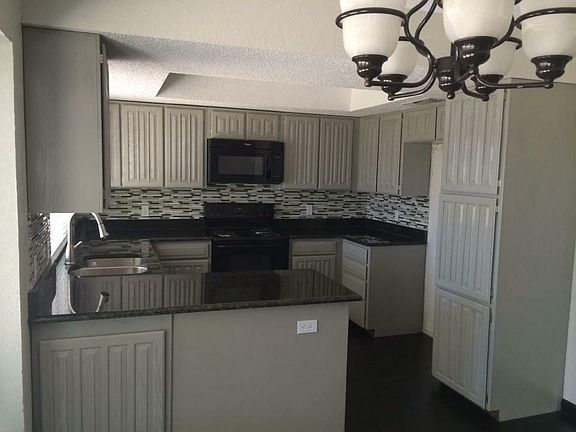 Kitchen with granite counter tops