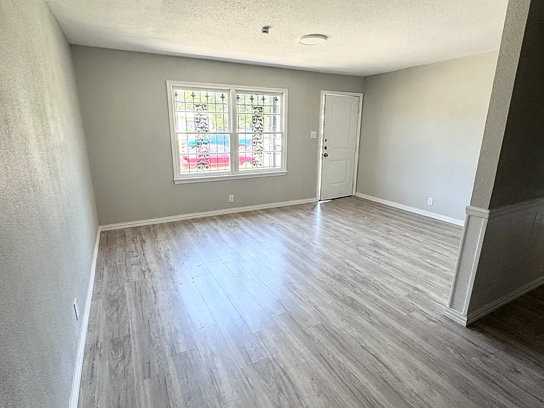 View of entrance from kitchen.