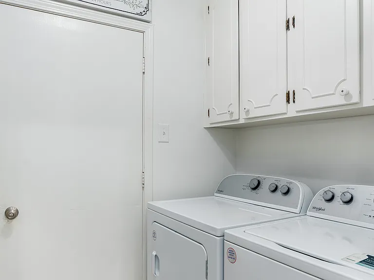 Laundry area
