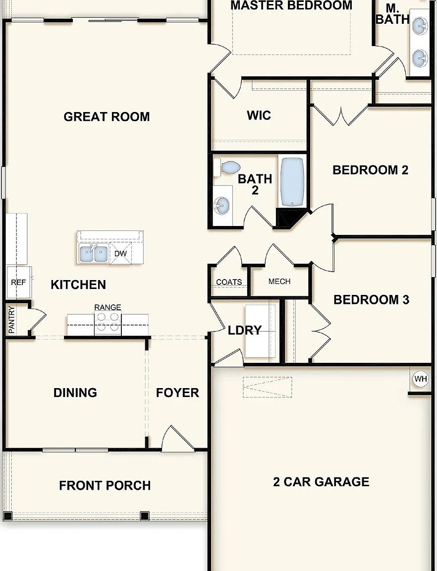 3 bed, 2.0 bath, 1605 sqft, $2,530 — Photo 2