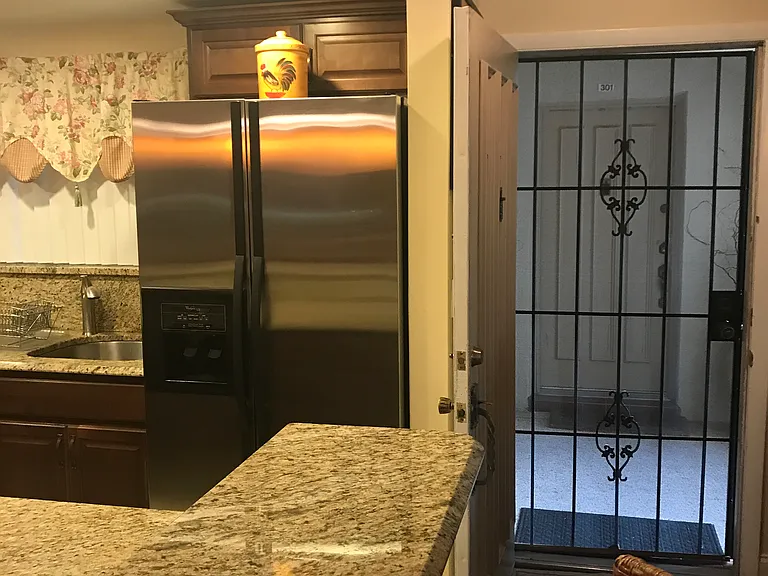 view of entrance from dining room