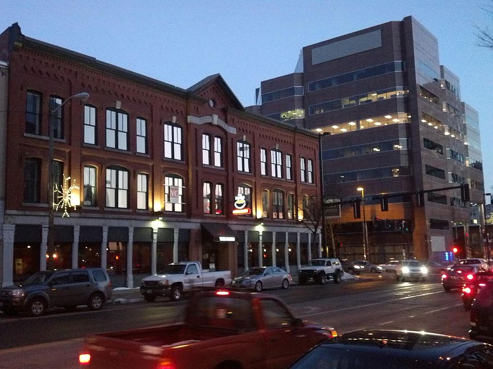 downtown Manchester , above The Farm Bar &  Grille 
