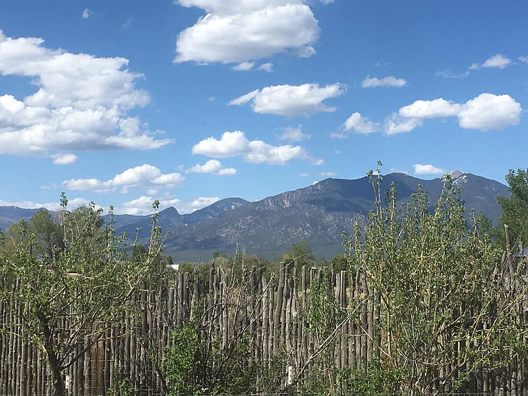 Looking North at Taos Mountain