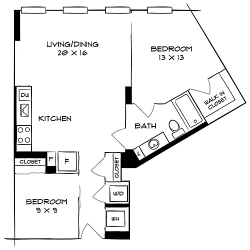 Floor plan Design 2B10