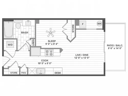 Floor plan E1