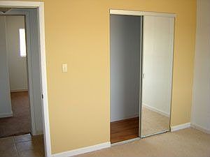 Master bedroom, closet