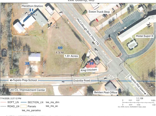 McCullough Boulevard & Endville Rd, Belden, MS 38826