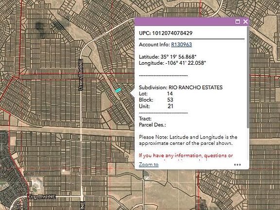 2nd image of 8 Lots At Rio Rancho Ests
