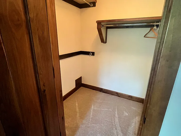 Walk in closet for bedroom 2.