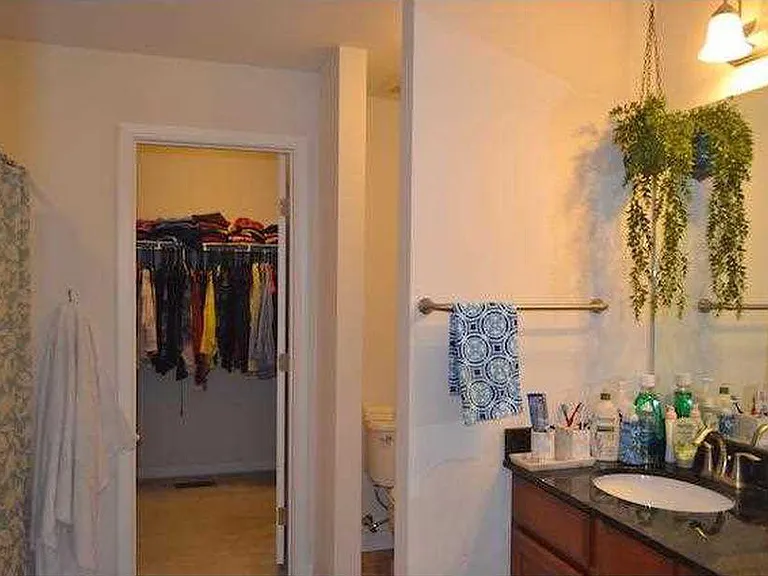 Master Bath with Attached Walking Closet