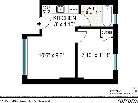 2nd image of 267 W 90th St APT 5