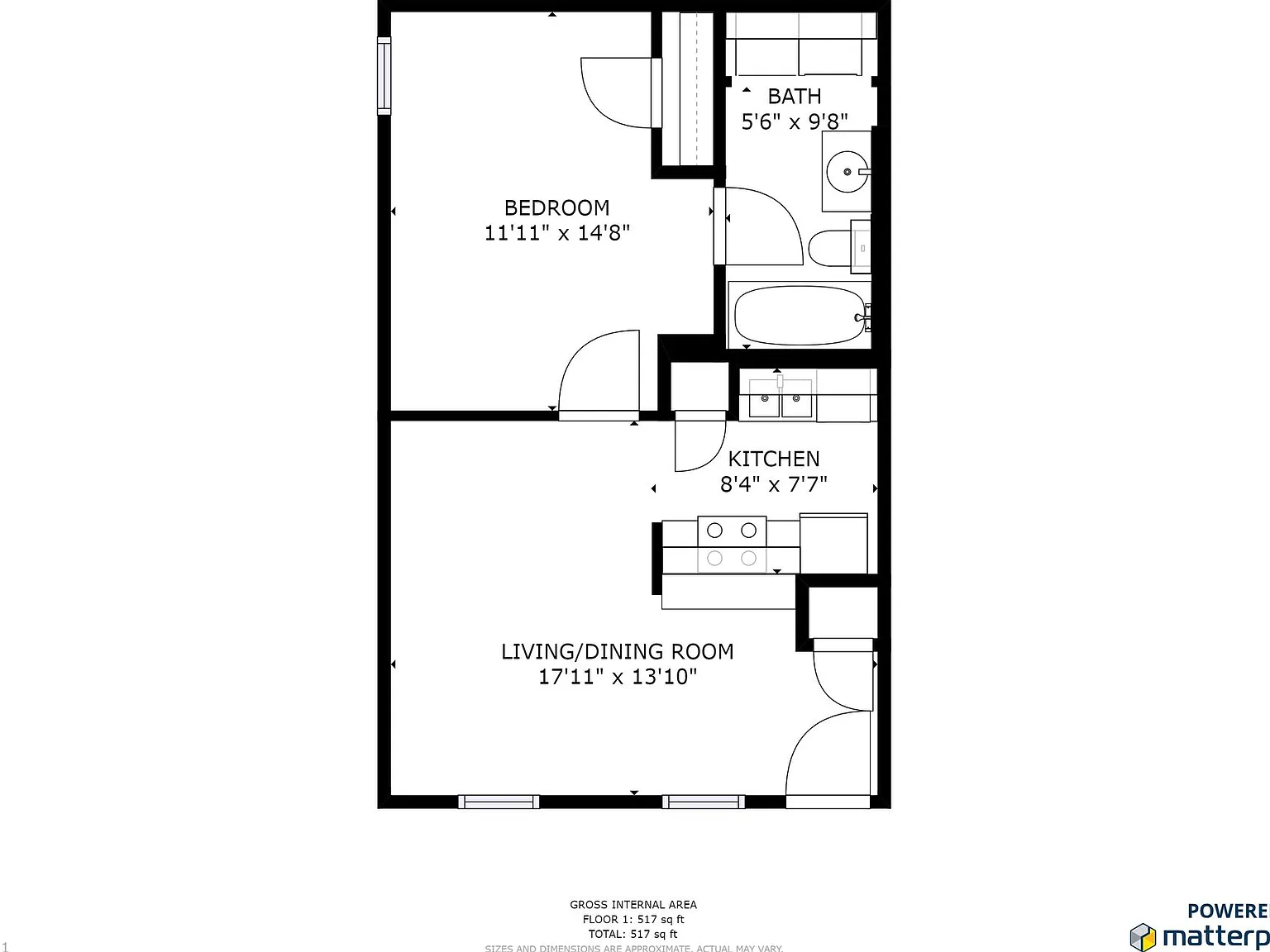 Brighton Place Apartments - 1 Bedroom/1 Bath - Walking distance to University of North Texas — Photo 2