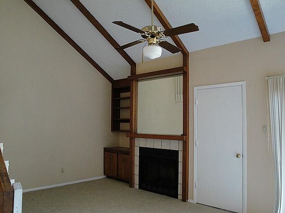 2 story ceiling in living area