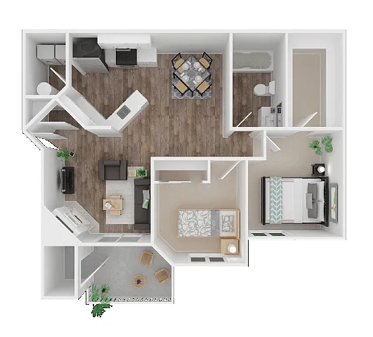 Floor plan 2x1 Classic