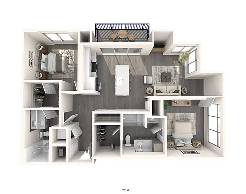 Floor plan 2B