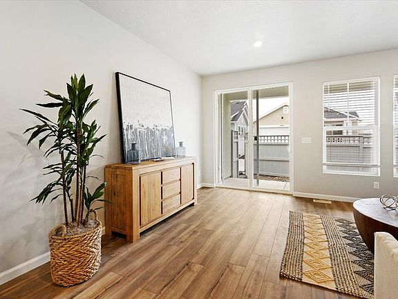 A view of the patio entrance from the great room