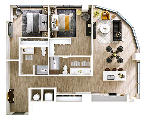 Floor plan B6
