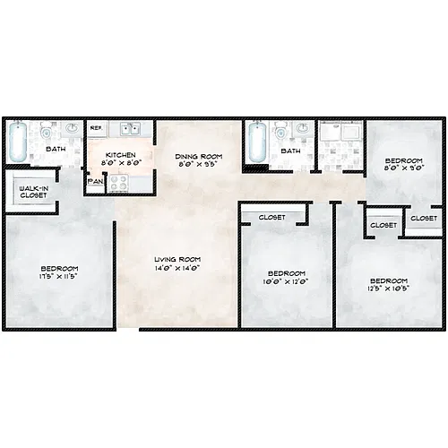 Floor plan Texas Pride