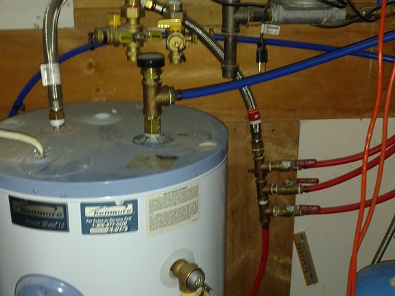 Pump, hot water, plumbing