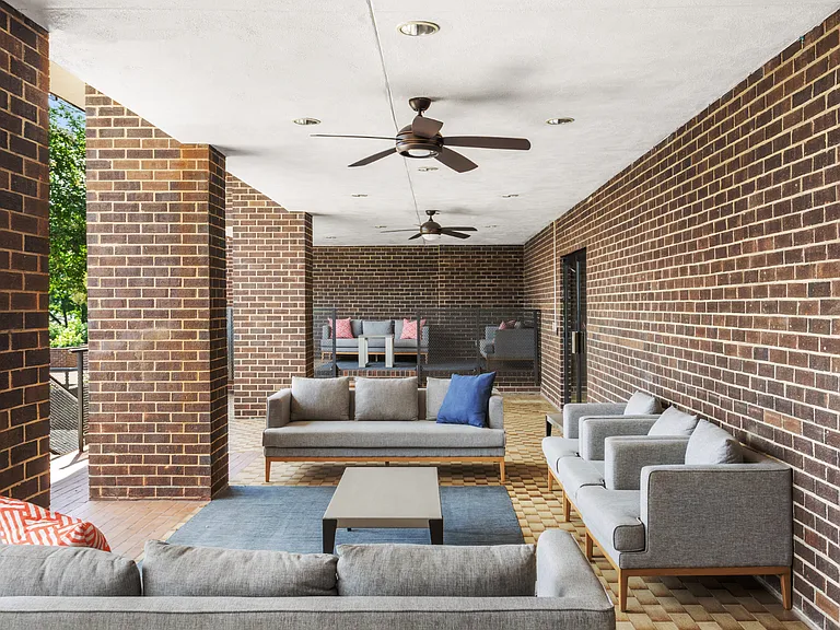 Unwind with friends at the outdoor patio