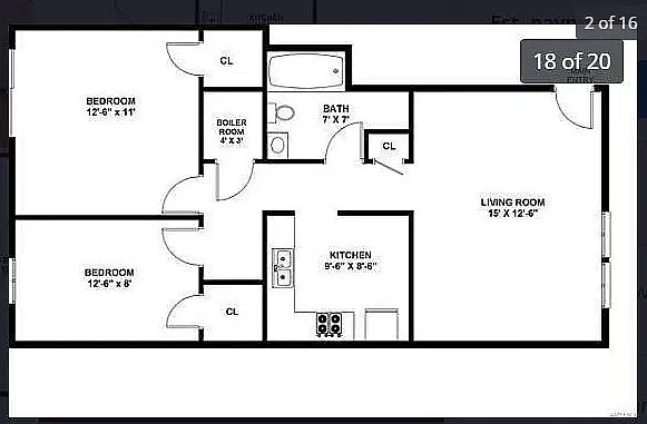 2 bed, 1000 sqft, $2,650 — Photo 2