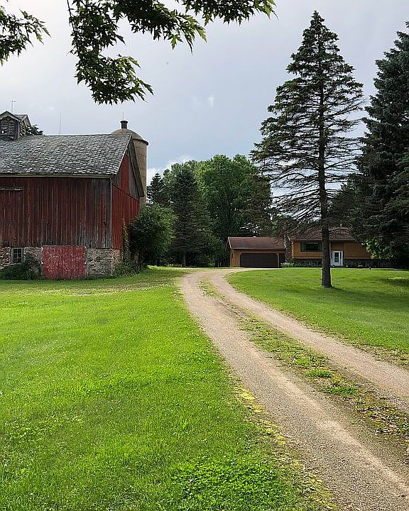 View from road to house.