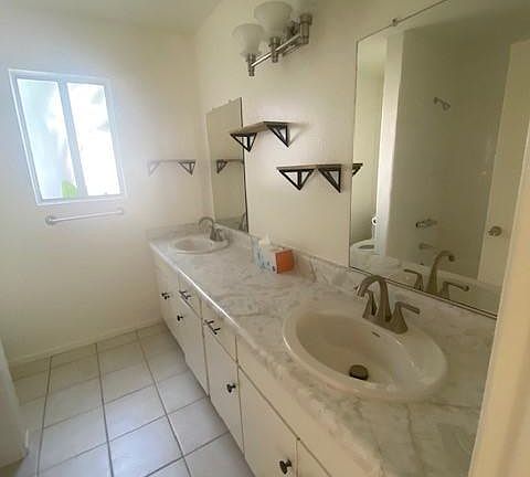 Bathroom with double sinks