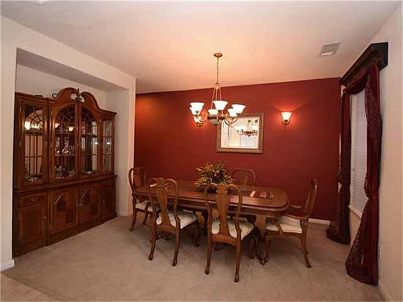 Formal dining also has cut out for a china cabinet