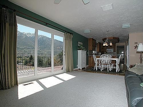 Family room with AMAZING Hidden Valley Golf Course views