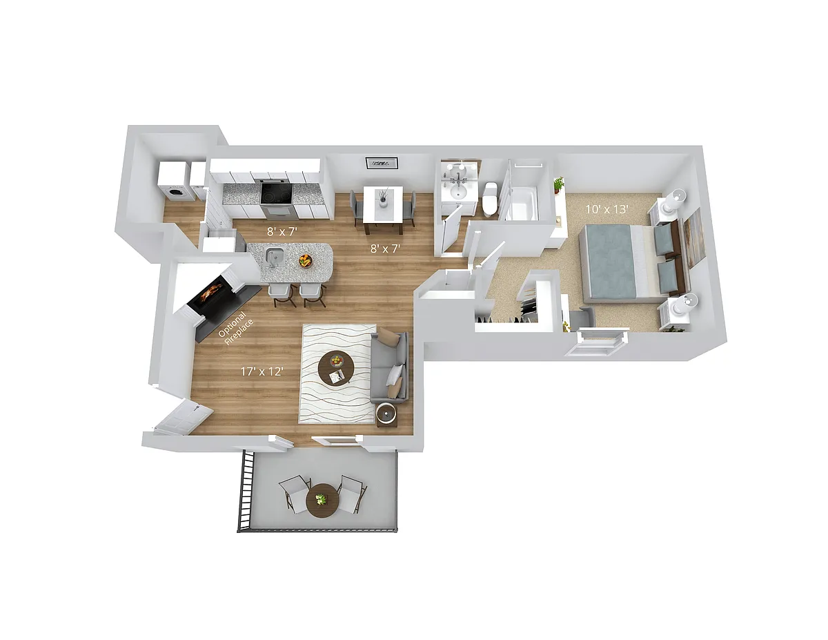 Floor plan The Dogwood Contemporary