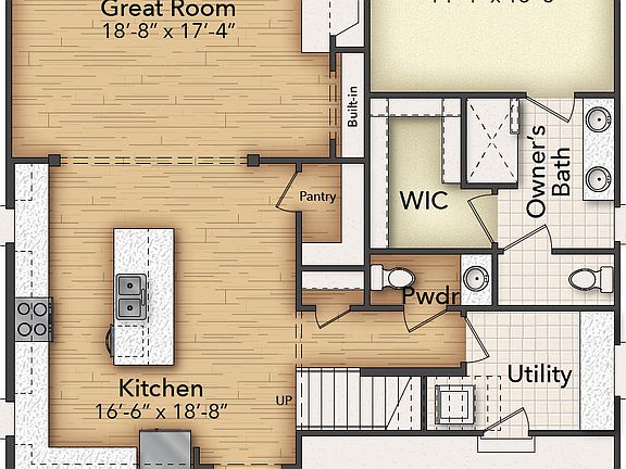 First Floor w Utility Counter