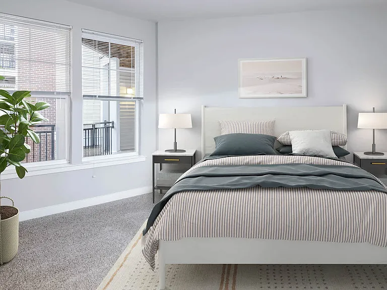 Carpeted Bedroom
