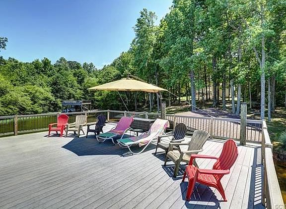 Amazing Deck above Boathouse