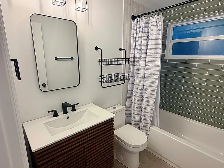 Fully renovated bathroom, never been used.